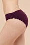 Women's Brown 3 Pack Ribbed Bikini Briefs - 4