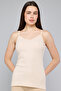 Women's Ecru Lace Trim Ribbed Camisole - 3