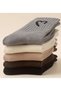 5 Pairs of College Socks with Heart Pattern in Stylish Colors & Breathable Stretchy Texture - 7