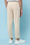 Boy's Beige Print Detail Joggers with Drawstring Waist - 3