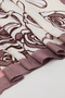 Women's Pink Floral Print Scarf - 2