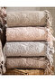 Buldan Production Dowry Luxury Jacquard Rodos 4-Piece Hand/Face Towel I 50X90 - 4