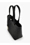 Laser Cut Tote Double Handle Bag With Fb Hanging Charm - 6