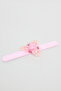 Girl's Orange Hair Accessories & Slap Bracelet Set - 2