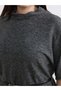 Gray High Collar Dress - 3