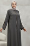 Nobility & Elegance Stone Embellished Special Series Classic Long Robe