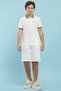 Boy's Cream Contrast Tipping Polo T-Shirt and Shorts Set - 2