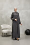 Nobility & Elegance Stone Embellished Special Series Classic Long Robe - 4