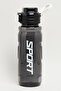 Unisex Black Printed Sipper Water Bottle, 1000Ml
