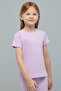 Girl's Multicolor 2 Printed T-Shirts With And Short Sleeves - 7