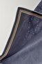 Twill Silk Scarf Black, Silver, Baroque Patterned - 5