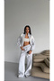 WOMEN'S STAND COLLAR 3-THREAD SHARDON TRACKSUIT WITH STRIPED DETAILS SGT1006 - 3