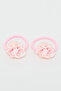 Girl's Orange Hair Accessories & Slap Bracelet Set - 3