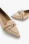 Lily Women's Knitwear Ballerina - Beige - 4