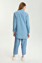 Sequin Detailed Jacket and Underwear Double Denim Blue Set 1577 - 5