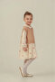 Girl's Sweater Heart Patterned Holiday Dress Set 2-5 Years Old 2-Piece Combination - 3