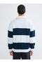 Ozmara New Season Polo Neck Harry Potter Printed Men's Thick Sweatshirt - 4