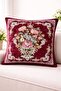 غطاء وسادة مزخرف بنمط الزهور من Classic Elegance مقاس 45x45