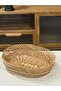 طبق راتان بيضاوي Oval Rattan Plate