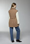Belted Pocket Detailed Camel Vest 0097 - 7