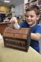 Wooden Chest Savings Box - 2