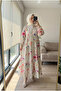 Modal Fabric Colorful Floral Summer Dress (Unlined) - 4