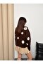Polka Dot Soft Women's Knit Sweater - 5
