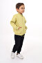 Boy's 2-Piece Set Printed Stand Collar Zippered Pocket Sweatshirt & Elastic Waistband Pants - 3