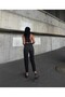 High-Waist Black Embellished Full-Cut Laser-Distressed Mom Jeans - 4