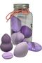Makeup Sponge Set with Jar Box 12 Pieces + 1 Jar - 4