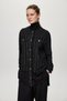 Sequin and Button Detailed Double Black Suit 1682 - 2