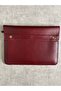 Laptop Case 13' 14' 15' Inch Notebook Vegan Faux Leather Bag Claret Red - 2
