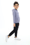 Boy's 2-Piece Set: Printed Hooded Sweatshirt with Pockets & Elastic Waistband Jogger with Pockets - 4