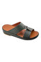 AET Arabic Sandals For Men | Outdoor Mens Slippers | Open Toe | Full Genuine Leather With Buckle