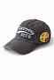 Vintage Look Denim Hat with Embroidery - Unisex Casual Baseball Cap - 2