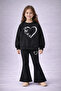 Girl's Printed Spanish-Style Flared Sweatpants Set