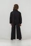 Girl's Sequin Embroidered Jacket and Pants Black Set - 4