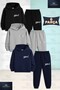 Children's Unisex Goal Alt Ust Yazi Logo 3-Piece Hooded Tracksuit Set