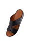 AET Arabic Sandals For Men | Outdoor Mens Slippers | Open Toe | Full Genuine Leather With Buckle - 3