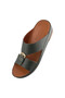 AET Arabic Sandals For Men | Outdoor Mens Slippers | Open Toe | Full Genuine Leather With Buckle - 3