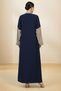 2 Pieces Women’s Abaya With Hijab Inner And Sheila Stylish Leaf Embroidery Long Sleeve Muslim Abaya - 7