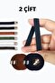 120 cm Metal Clip-On Elastic Laces |   2 Pairs - 2