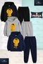 Children's Unisex Havi̇n Gril Anime 3-Piece Hooded Tracksuit Set