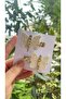 Glitter Silvery Gold White Baby Butterfly Buckle - 2