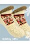 Wuxi Thick Lined Socks, Ethnic Chinese Style Comfortable Versatile Simple Warm Pointed Toe Slipper(L) - 2