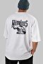 Mimbus Zeus Back Printed White Oversize T-Shirt Men Women Cotton Crew Neck T-Shirt - 6