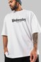 Wednesday Front Printed White Oversize T-Shirt Men Women Cotton Crew Neck T-Shirt - 3