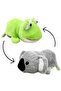 Plush Toy Double-Sided Penguin -Elephant, Frog Koala Plush Quality 25 cm - 2