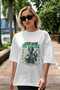 Stop War Front Printed White Oversize T-Shirt Men Women Cotton Crew Neck T-Shirt - 5