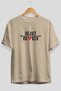 Heart Breaker 2 Pre-Printed Beige Oversize T-Shirt Men Women Cotton Crew Neck T-Shirt